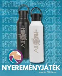 ALEONN Q-Üveg fehér prémium termokulacs kerámia bevonattal